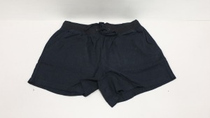 90 X BRAND NEW CAPSULE BLACK SLOUCH SHORTS IN 3 BOXES