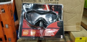 50 X STAR WARS SWIMMING MASK IN 3 CARTONS AND 14 LOOSE