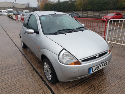 SILVER FORD KA STYLE. Reg : LM07EWR Mileage : 93,510 Details: FIRST REGISTERED 28/6/2007 1297CC ONE KEY NO V5 OR MOT