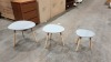 6 X BRAND NEW (CHARLES JACOBS) SET'S OF 3 NESTING TABLE'S IN GREY (PRODUCT CODE - (CJ-NST-00-GRY)