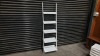 6 X BRAND NEW (CHARLES JACOBS) 5 TIER LADDER SHELVING UNIT IN WHITE (CJ-SHLF-001-WHI)