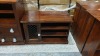 3 X DARK BROWN TV STAND (JD WILLIAMS ONLINE RETURNS) - POTENTIAL DAMAGE