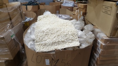 FULL PALLET OF APPROX 100+ BATHROOM RUGS - 240 X 390MM IN CREAM - PRODUCT NO*UW753 RRP-£9.99 EACH