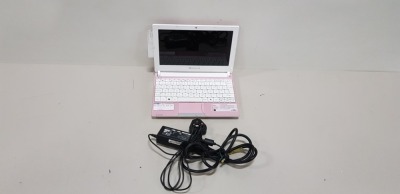 PINK PACKARD BELL PAV80 LAPTOP WINDOWS 10 INCLUDES CHARGER