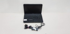 TOSHIBA C850 LAPTOP WINDOWS 10 NO BATTERY INCLUDES CHARGER