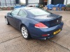 BLUE BMW 645 CI AUTO. Reg : G2 OCS, Mileage : 91432 Details: WITH 1 KEY FIRST REGISTERED 30/09/2004 FULL LEATHER ELECTRIC SEATS CLIMATE CONTROL CRUISE CONTROL MOT UNTIL 10/01/2021 4398CC - 3