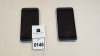 2 X HTC PHONES IN GREY (FOR SPARES)