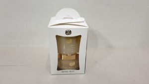 3 X BRAND NEW SPA KITS CONSISTING 1 X KEDMA GOLD BODY BUTTER & 1 X KEDEM GOLD BODY SCRUB IN EACH BOX