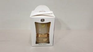 3 X BRAND NEW SPA KITS CONSISTING 1 X KEDMA GOLD BODY BUTTER & 1 X KEDEM GOLD BODY SCRUB IN EACH BOX