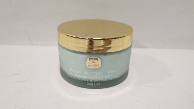 4 X BRAND NEW KEDMA KIWI BODY BUTTER WITH DEAD SEA MINERALS AND NATURAL OILS PARABEN-FREE 200g/ 7OZ