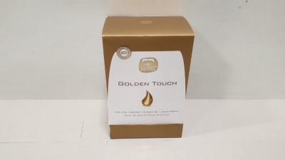 20 X BRAND NEW BOXED KEDMA GOLDEN TOUCH NAIL KITS COMPRISING NEIL FILE, BUFFER, CUTICLE OIL, HAND CREAM WITH DEAD SEA MINERALS & 24K GOLD