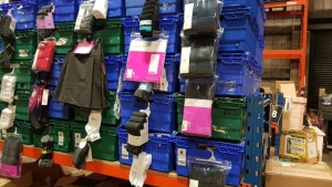 £500 MIN RETAIL PRICED BRAND NEW CHILDRENS SOCK PACKS & T SHIRTS IN VARIOUS AGES - NOTE SIMPLE MAGNETIC SECURITY TAGGED ON SOME PACKS - IN 5 TRAYS (NOT INC)