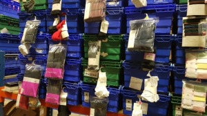 £500 MIN RETAIL PRICED BRAND NEW CHILDRENS SOCK PACKS & TIGHTS IN VARIOUS AGES - NOTE SIMPLE MAGNETIC SECURITY TAGGED ON SOME PACKS - IN 5 TRAYS (NOT INC)