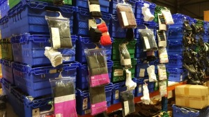 £500 MIN RETAIL PRICED BRAND NEW CHILDRENS SOCK PACKS & TIGHTS IN VARIOUS AGES - NOTE SIMPLE MAGNETIC SECURITY TAGGED ON SOME PACKS - IN 5 TRAYS (NOT INC)