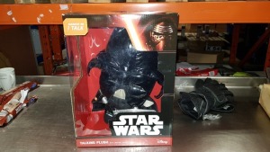 8 X BRAND NEW BOXED DISNEY STAR WARS DARTH VADER TALKING PLUSH WITH ORIGINAL MOVIE SOUNDS - IN 2 BOXES