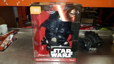 8 X BRAND NEW BOXED DISNEY STAR WARS DARTH VADER TALKING PLUSH WITH ORIGINAL MOVIE SOUNDS - IN 2 BOXES