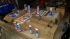 APPROX 250 X MIXED AUTOMOBILE ACCESSORIES TO INCLUDE - (BLUE STAR) DE-ICER, WINDOW DE-ICER, (CAR PLAN) ICE MELT, ICE CLEAR - CONTAINED IN 10 BOXES