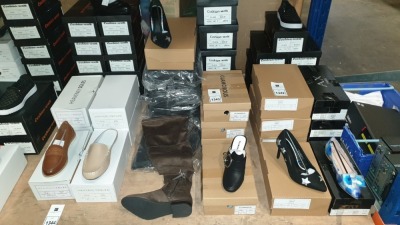 15 X BRAND NEW LADIES SHOES IN VARIOUS STYLES AND SIZES IE CUSHION-WALK UK SIZE 5EEE, GLAMOROUS UK SIZE 3 AND JD WILLIA S UK SIZE 4E