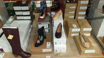 15 X BRAND NEW LADIES SHOES IN VARIOUS STYLES AND SIZES IE HEAVENLY SOLES UK SIZE 5 AND 6, KICKERS SIZE UK 37 AND JD WILLIAMS UK SIZE 4