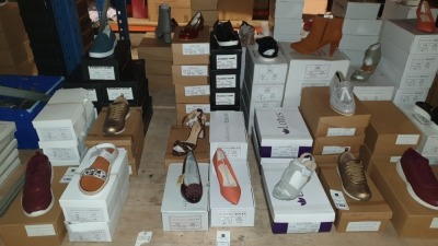 15 X BRAND NEW LADIES SHOES IN VARIOUS STYLES AND SIZES IE HEAVENLY SOLES UK SIZE 4 AND 5, CUSHION WALK UK SIZE 4E AND JD WILLIAMS UK SIZE 6