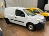 WHITE RENAULT KANGOO ML19 DCI. ( DIESEL ) Reg : FA15 HHR, Mileage : 98,470 Details: FIRST REGISTERED 31/7/2015 1461CC CAR DERIVED VAN MOT UNTIL 30 JAN 21 2 KEYS HAS V5