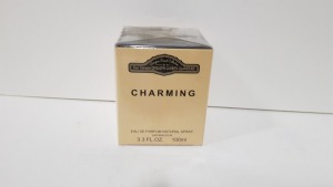 50 X BRAND NEW CHARMING EAU DE PARFUM NATURAL SPRAY VAPORISATEUR 100ml 3.3FL.OZ.