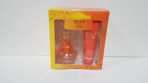 50 X BRAND NEW SEXY LADY NATURAL SPRAY VAPORISATEUR 100ml 3.0FL.OZ. AND PERFUMED BODY LOTION 90ml 3.0FL..OZ.