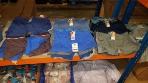 45 X BRAND NEW UOMO MENS BOXERS IN VARIOUS COLOURS