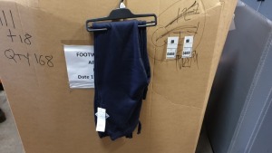 42 X BRAND NEW PACKS OF 2 NAVY BLUE CHILDREN'S JOGGERS - SIZE 11-12 YEARS