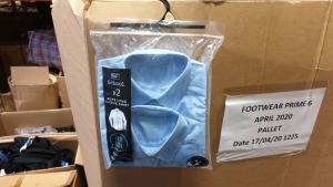 44 X BRAND NEW PACKS OF 2 BLUE REGULAR FIT CHILDRENS'S LONG SLEEVE SHIRTS - SIZE 10-11 YEARS