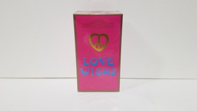 50 X BRAND NEW LOVE WISHES VAPORISATEUR NATURAL SPRAY 100ml 3.3 FL.OZ