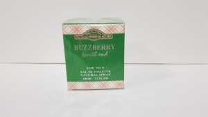 50 X BRAND NEW BUZZBERRY NORTH END NATURAL SPRAY 100ml 3.3 FL.OZ.