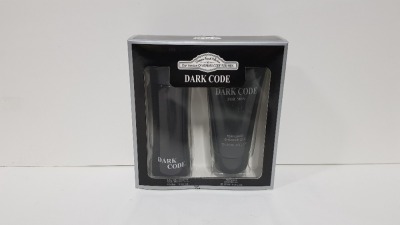 50 X BRAND NEW DARK CODE NATURAL SPRAY VAPORISATEUR 100ml 3.3FL.OZ. AND PERFUMED SHOWER GEL 120ml 4.0FL.OZ.