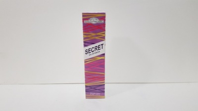 50 X BRAND NEW SECRET EAU DE PARFUM 100ml 3.3FL.OZ.