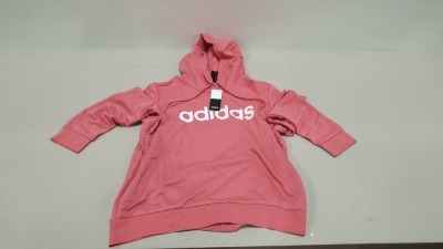 18 X BRAND NEW ADIDAS PINK SWEATSHIRTS UK SIZE 2XL