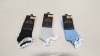 288 X BRAND NEW LADIES SOCKS WITH LACE UK SIZE 4-8 IN 3 COLOURS