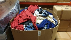 FULL PALLET OF CLOTHING IN VARIOUS STYLES AND SIZES IE DEFRAY JEANS, MY POLO X SHIRTS AND SENSE DRESSES