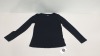 60 X LADIES BRAND NEW BLACK MATERNITY LONG SLEEVED TOPS - SIZE 14 - IN 1 CARTON - RRP £6 EACH