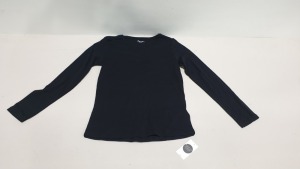 60 X LADIES BRAND NEW BLACK MATERNITY LONG SLEEVED TOPS - SIZE 12 - IN 1 CARTON - RRP £6 EACH