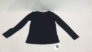 60 X LADIES BRAND NEW BLACK MATERNITY LONG SLEEVED TOPS - SIZE 12 - IN 1 CARTON - RRP £6 EACH