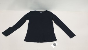 60 X LADIES BRAND NEW BLACK MATERNITY LONG SLEEVED TOPS - SIZE 10 - IN 1 CARTON - RRP £6 EACH