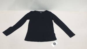 60 X LADIES BRAND NEW BLACK MATERNITY LONG SLEEVED TOPS - SIZE 10 - IN 1 CARTON - RRP £6 EACH