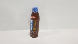 144 X COPPERTONE 177ML TANNING SPRAY 4 SPF - IN 6 CARTONS