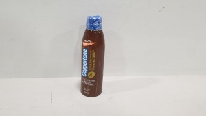 144 X COPPERTONE 177ML TANNING SPRAY 4 SPF - IN 6 CARTONS