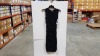 12 X BRAND NEW SPANX DRAPED BOLD BLACK DRESS SIZE SMALL