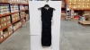 12 X BRAND NEW SPANX DRAPED BOLD BLACK DRESS SIZE SMALL