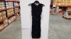 12 X BRAND NEW SPANX DRAPED BOLD BLACK DRESS SIZE LARGE