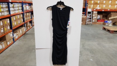 12 X BRAND NEW SPANX DRAPED BOLD BLACK DRESS SIZE LARGE