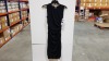 12 X BRAND NEW SPANX DRAPED BOLD BLACK DRESS SIZE MEDIUM