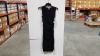 12 X BRAND NEW SPANX DRAPED BOLD BLACK DRESS SIZE EXTRA LARGE